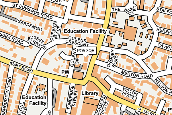 PO5 3QR map - OS OpenMap – Local (Ordnance Survey)