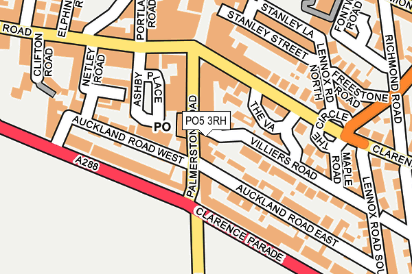 PO5 3RH map - OS OpenMap – Local (Ordnance Survey)