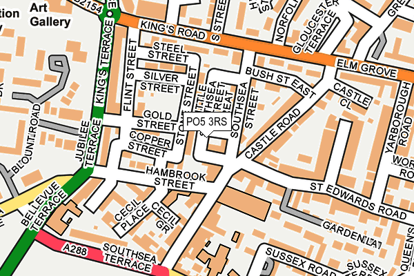 PO5 3RS map - OS OpenMap – Local (Ordnance Survey)