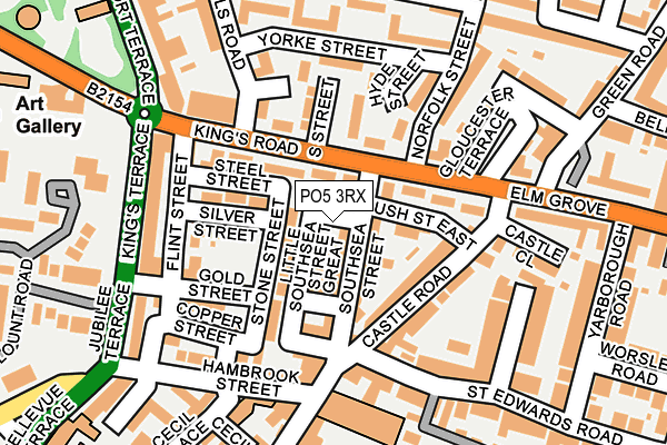 PO5 3RX map - OS OpenMap – Local (Ordnance Survey)