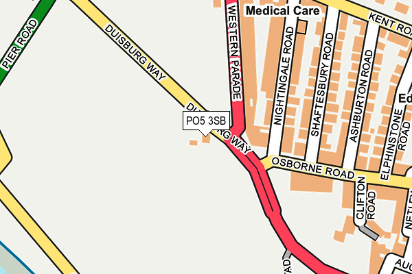 PO5 3SB map - OS OpenMap – Local (Ordnance Survey)