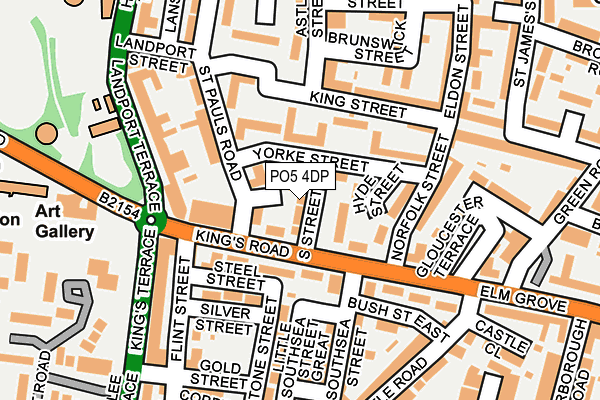 PO5 4DP map - OS OpenMap – Local (Ordnance Survey)