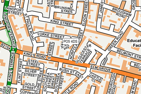 PO5 4DS map - OS OpenMap – Local (Ordnance Survey)