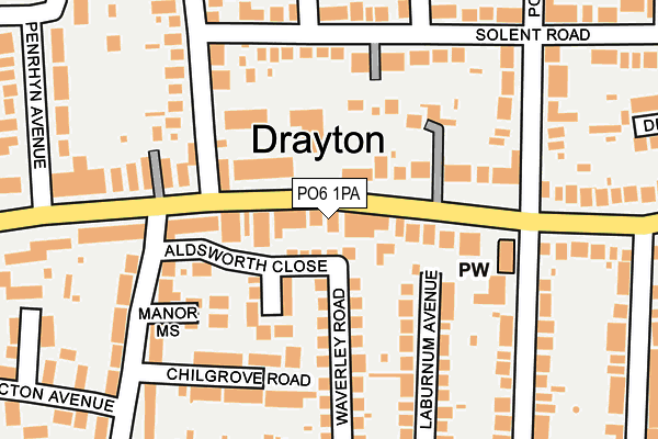 Map of FOREVER TOGETHER FUNERAL CARE (DRAYTON) LTD at local scale