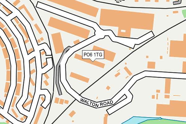 PO6 1TG map - OS OpenMap – Local (Ordnance Survey)