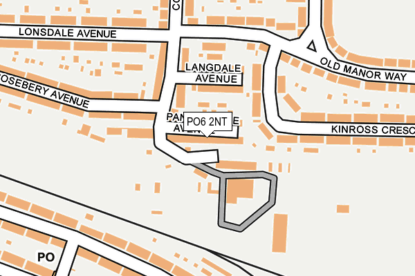 PO6 2NT map - OS OpenMap – Local (Ordnance Survey)