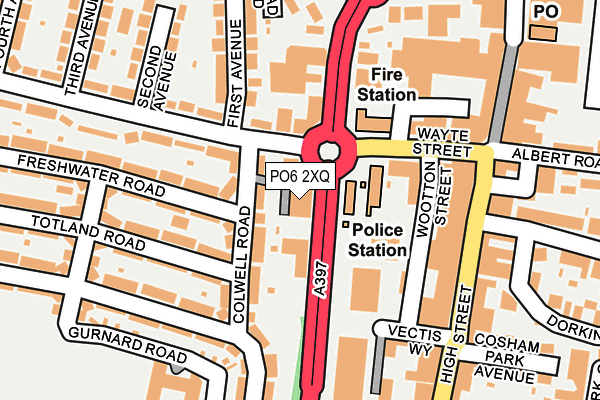 PO6 2XQ map - OS OpenMap – Local (Ordnance Survey)