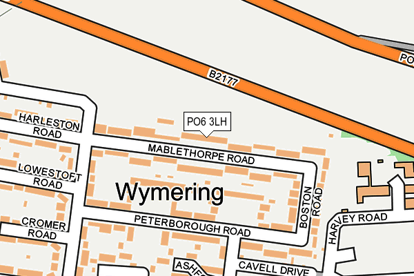 PO6 3LH map - OS OpenMap – Local (Ordnance Survey)