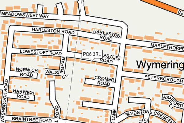 PO6 3RL map - OS OpenMap – Local (Ordnance Survey)