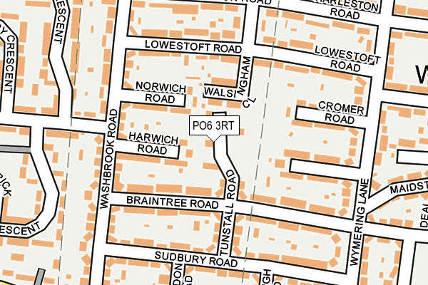 PO6 3RT map - OS OpenMap – Local (Ordnance Survey)