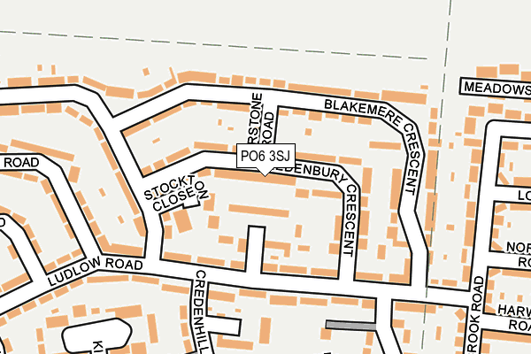 PO6 3SJ map - OS OpenMap – Local (Ordnance Survey)