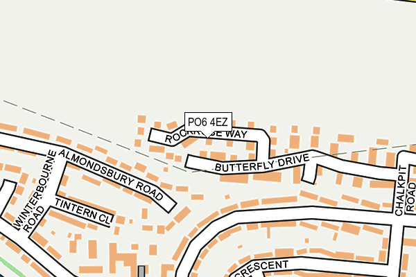 PO6 4EZ map - OS OpenMap – Local (Ordnance Survey)