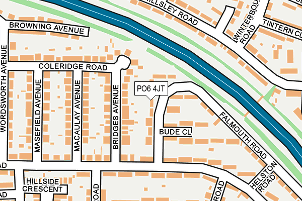 PO6 4JT map - OS OpenMap – Local (Ordnance Survey)