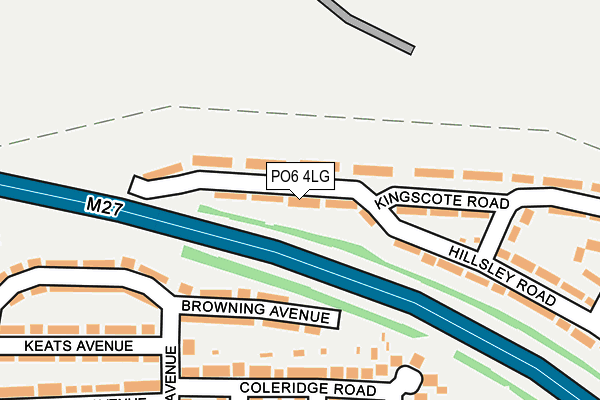 PO6 4LG map - OS OpenMap – Local (Ordnance Survey)