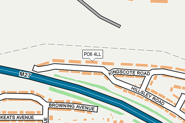 PO6 4LL map - OS OpenMap – Local (Ordnance Survey)