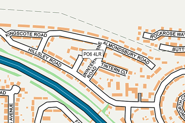 PO6 4LR map - OS OpenMap – Local (Ordnance Survey)