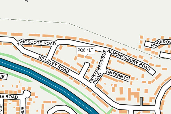 PO6 4LT map - OS OpenMap – Local (Ordnance Survey)