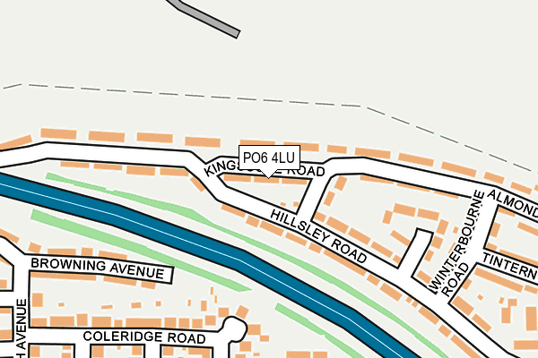 PO6 4LU map - OS OpenMap – Local (Ordnance Survey)