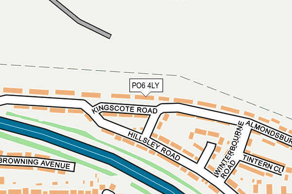 PO6 4LY map - OS OpenMap – Local (Ordnance Survey)