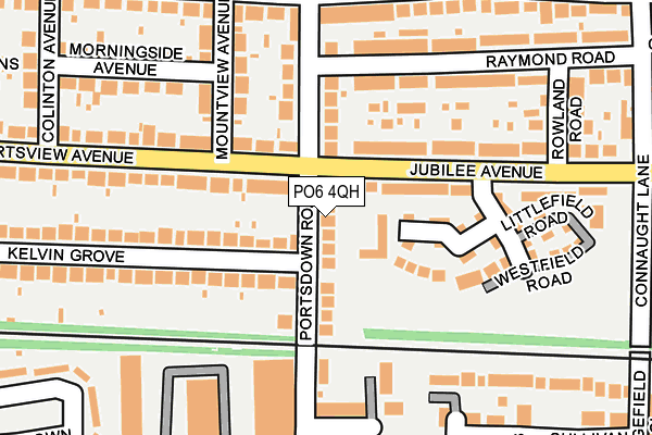 PO6 4QH map - OS OpenMap – Local (Ordnance Survey)