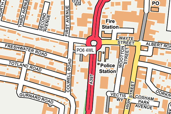 PO6 4WL map - OS OpenMap – Local (Ordnance Survey)