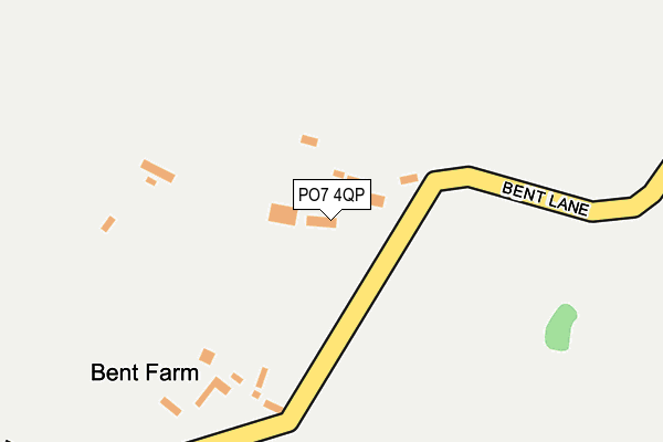 PO7 4QP map - OS OpenMap – Local (Ordnance Survey)