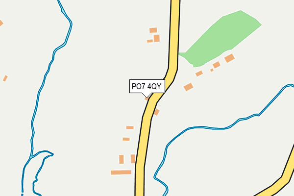 PO7 4QY map - OS OpenMap – Local (Ordnance Survey)