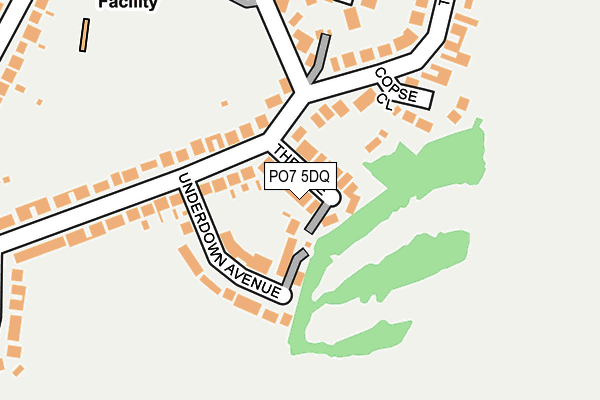 PO7 5DQ map - OS OpenMap – Local (Ordnance Survey)