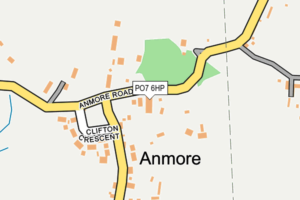 PO7 6HP map - OS OpenMap – Local (Ordnance Survey)