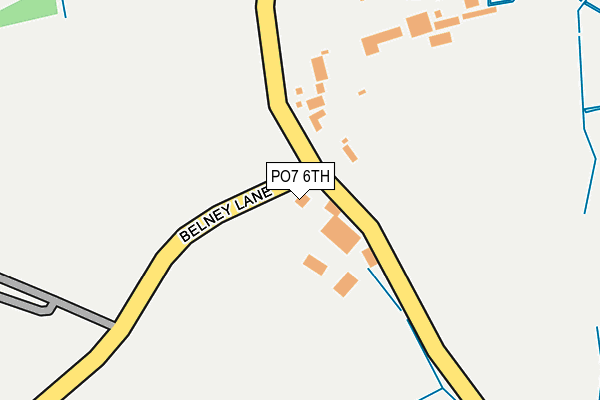 PO7 6TH map - OS OpenMap – Local (Ordnance Survey)