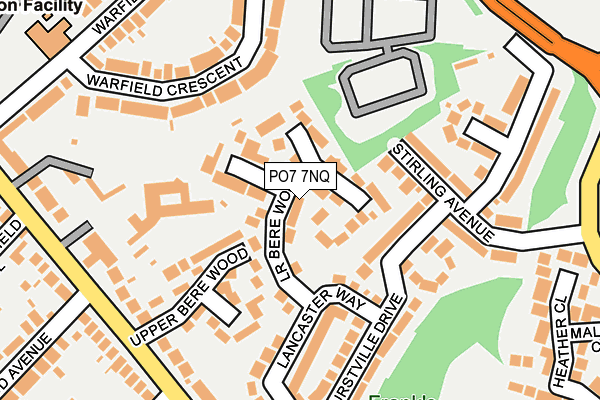 PO7 7NQ map - OS OpenMap – Local (Ordnance Survey)
