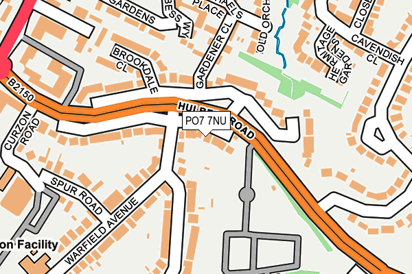 PO7 7NU map - OS OpenMap – Local (Ordnance Survey)