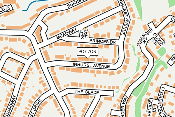 PO7 7QR map - OS OpenMap – Local (Ordnance Survey)