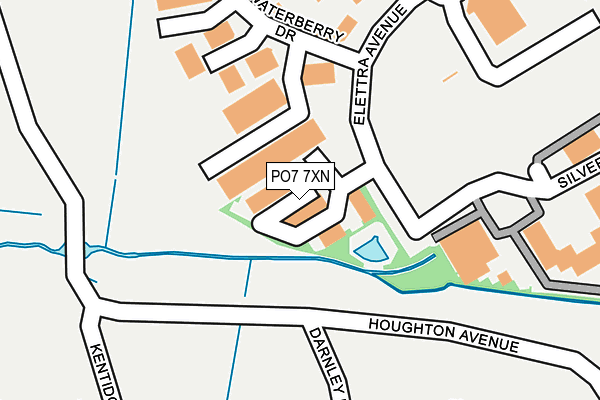 PO7 7XN map - OS OpenMap – Local (Ordnance Survey)