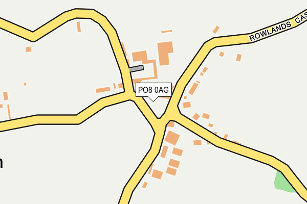 PO8 0AG map - OS OpenMap – Local (Ordnance Survey)