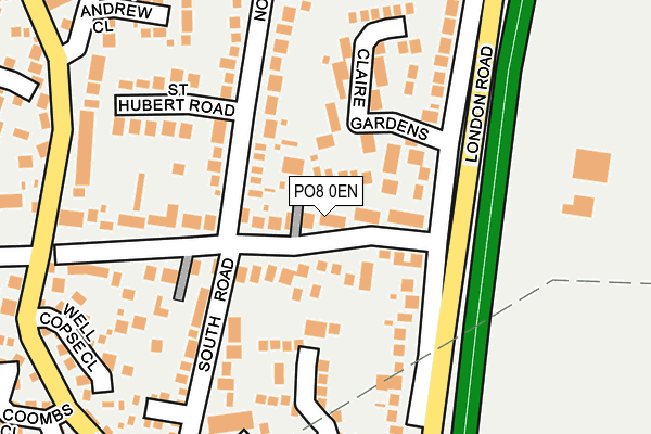 PO8 0EN map - OS OpenMap – Local (Ordnance Survey)
