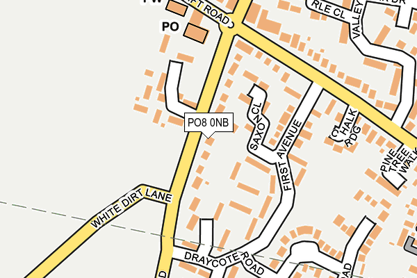 PO8 0NB map - OS OpenMap – Local (Ordnance Survey)