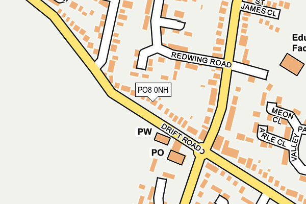 PO8 0NH map - OS OpenMap – Local (Ordnance Survey)