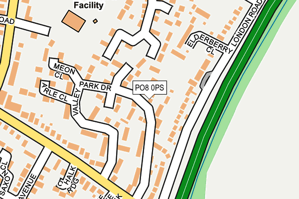 PO8 0PS map - OS OpenMap – Local (Ordnance Survey)