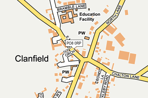 PO8 0RP map - OS OpenMap – Local (Ordnance Survey)