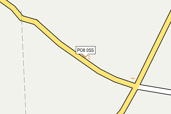 PO8 0SS map - OS OpenMap – Local (Ordnance Survey)