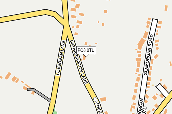 PO8 0TU map - OS OpenMap – Local (Ordnance Survey)