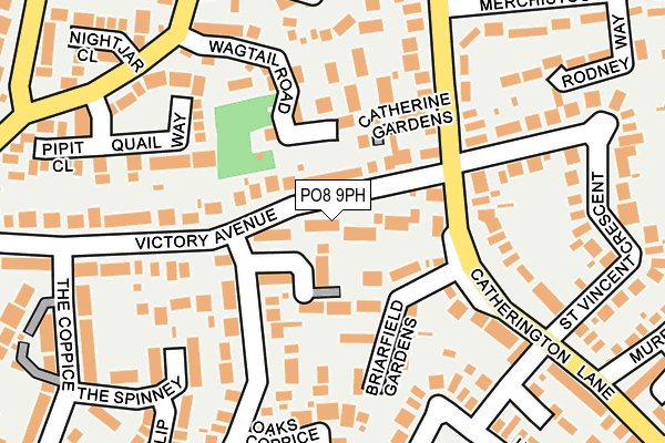 PO8 9PH map - OS OpenMap – Local (Ordnance Survey)