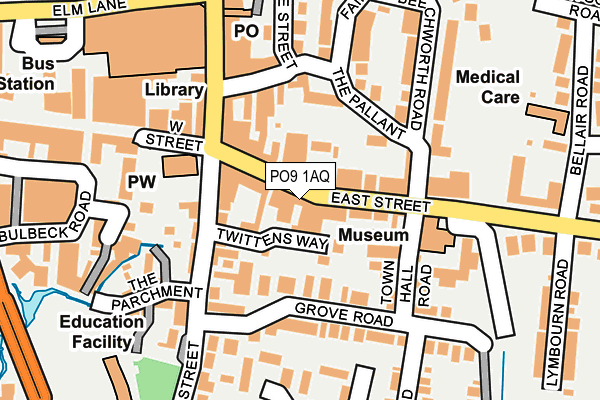 Map of THISTLEDOWN SUPPORTED LIVING LIMITED at local scale