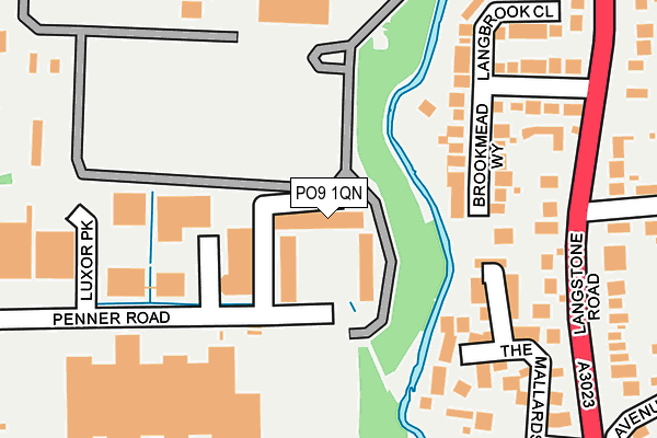 Map of DND PROPERTY LIMITED at local scale