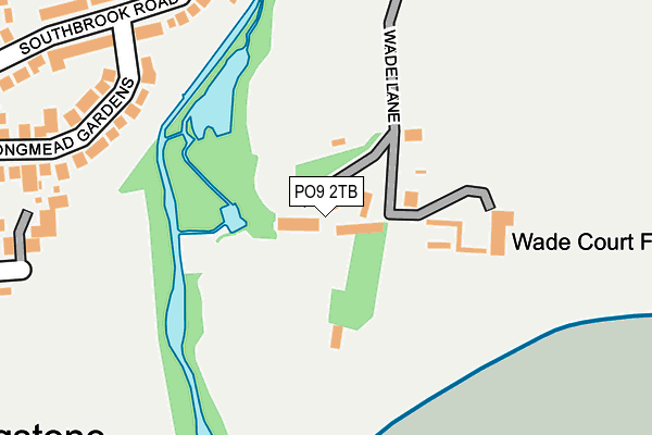 PO9 2TB map - OS OpenMap – Local (Ordnance Survey)