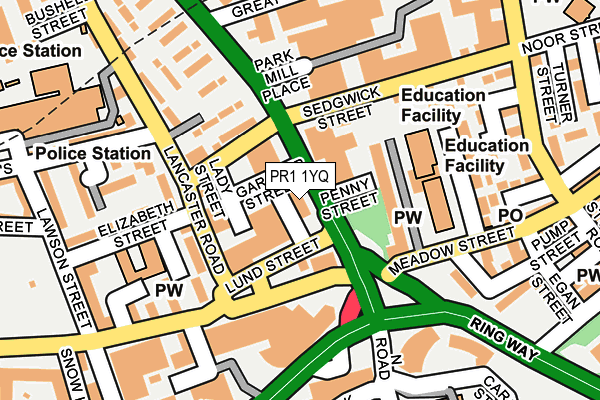 Map of IWK WATFORD LTD at local scale
