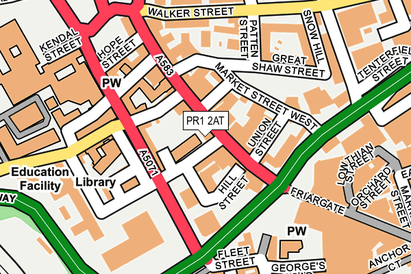 Map of JAFFA RESTAURANT LIMITED at local scale