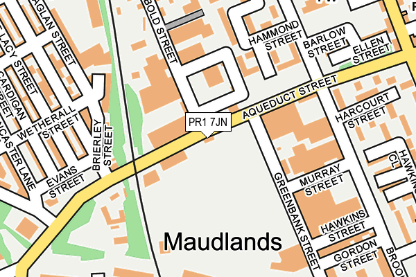 Map of WASHING AND LODGING LTD at local scale