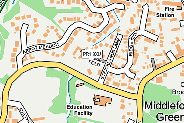 Map of EVOLVE CONSTRUCTION (NW) LTD at local scale